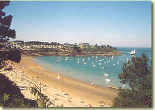 Cancale plage du camping